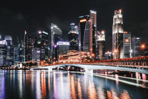 シンガポールの夜景