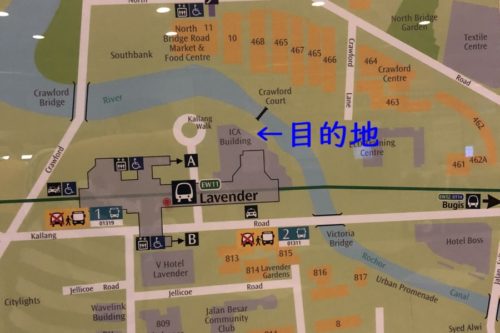Lavender駅周辺地図